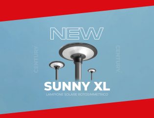 Sunny XL lampione rotosimmetrico di Century pepautomazione