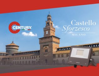 PORTEO di CENTURY illumina il Castello Sforzesco di Milano