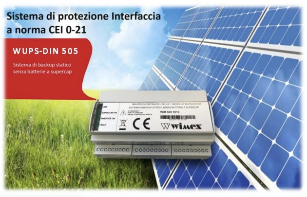 gruppo statico di continuità per impianti fotovoltaici