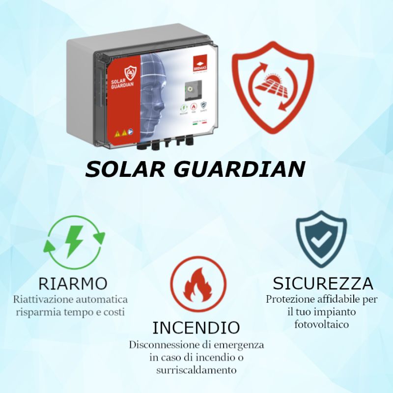 Solar Guardian Bremas fotovoltaico protezione sicurezza Pepautomazione P&P