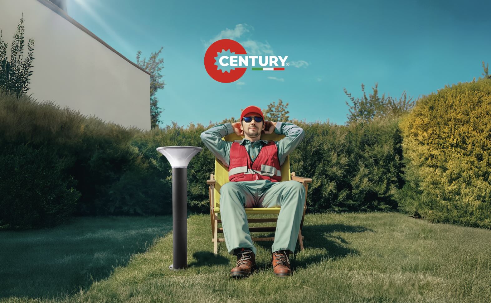Sunny di Century è l'illuminazione solare da esterni Century, Pepautomazione, P&P